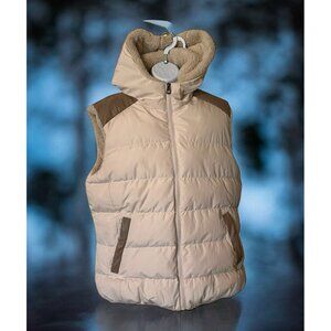 ZSHOW Womens Outerwear Vest Casual Thick Qulited Hooded Fleece Vest Large